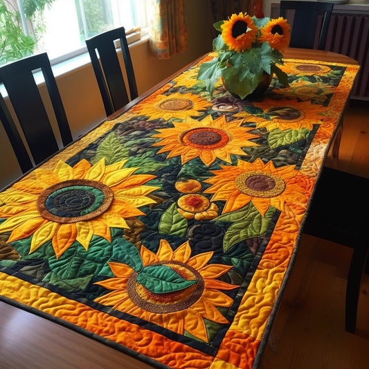 Sunflower TAI04122305 Quilted Table Runner