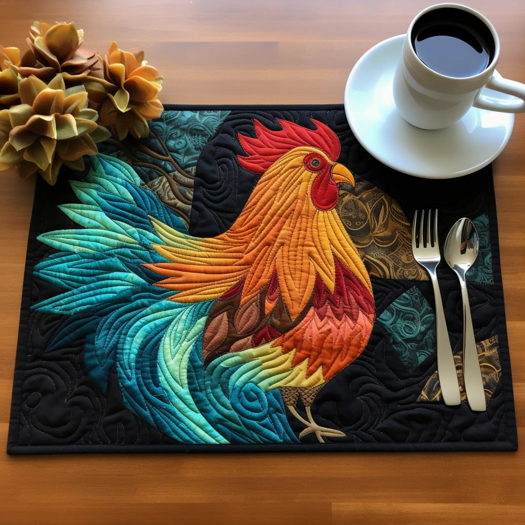 Chicken TAI040124164 Quilted Placemats