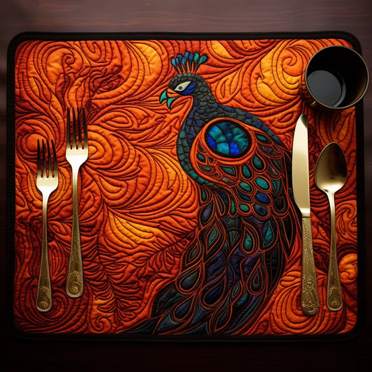 Peacock TAI260224254 Quilted Placemats