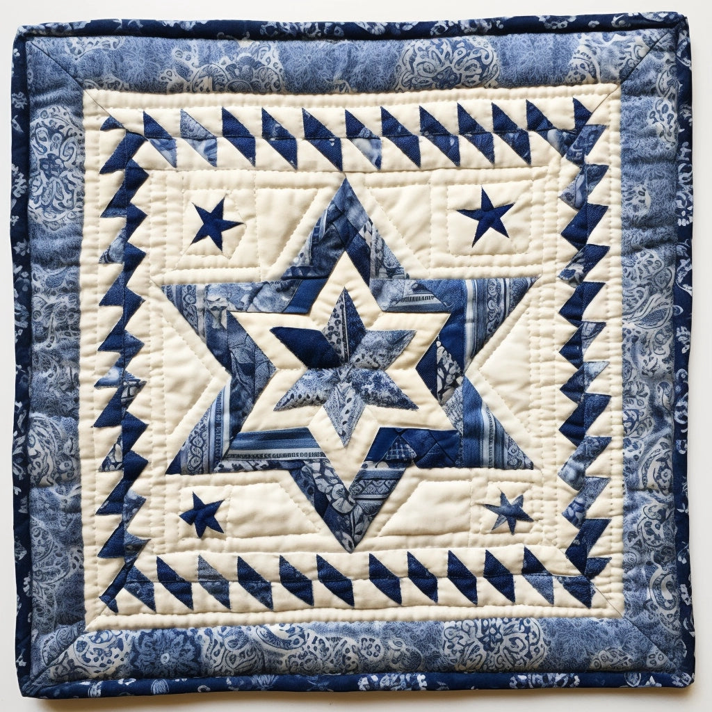 Jewish Star Of David TAI040124335 Quilted Placemats