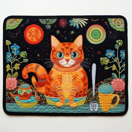 Cat TAI30112316 Quilted Placemats