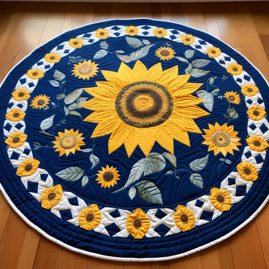 Sunflower TAI221223112 Quilted Round Mat