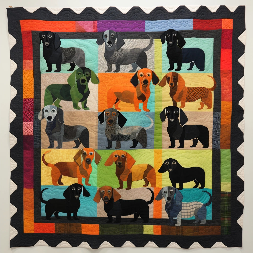 Dachshund TAI13112332 Quilt Blanket