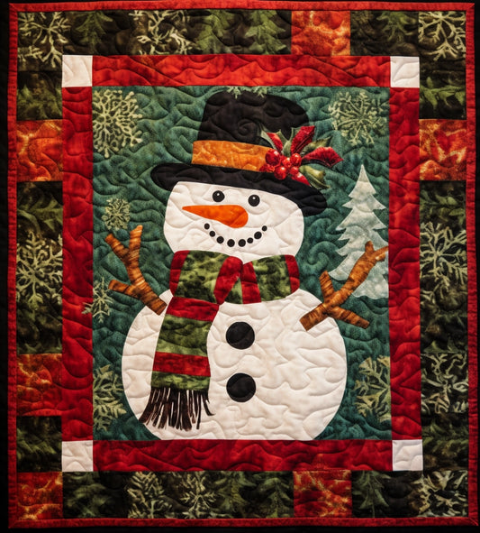 Snowman BL10112310 Quilt Blanket