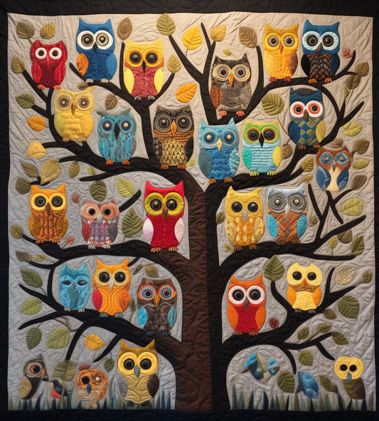 Owls BL9112389 Quilt Blanket