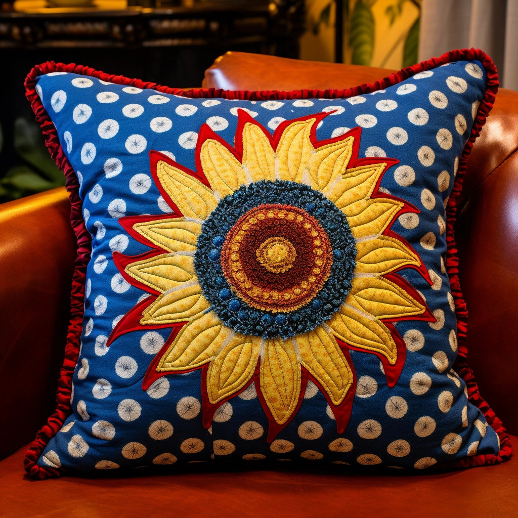 Sunflower TAI060324250 Quilted Pillow Case