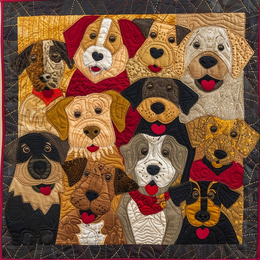 Dogs TAI280224127 Quilt Blanket