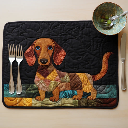Dachshund TAI30112310 Quilted Placemats