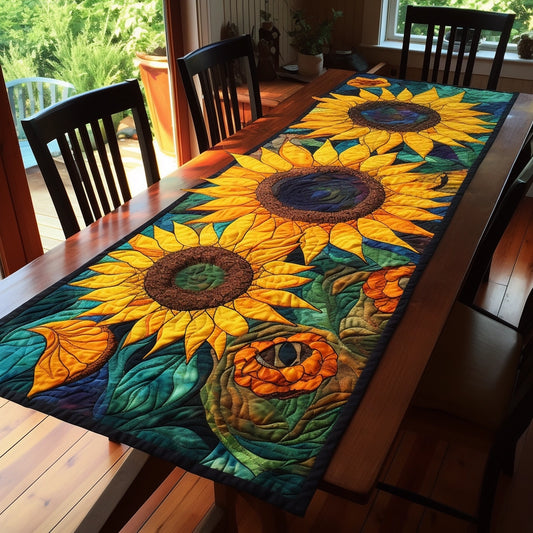 Sunflower TAI04122329 Quilted Table Runner