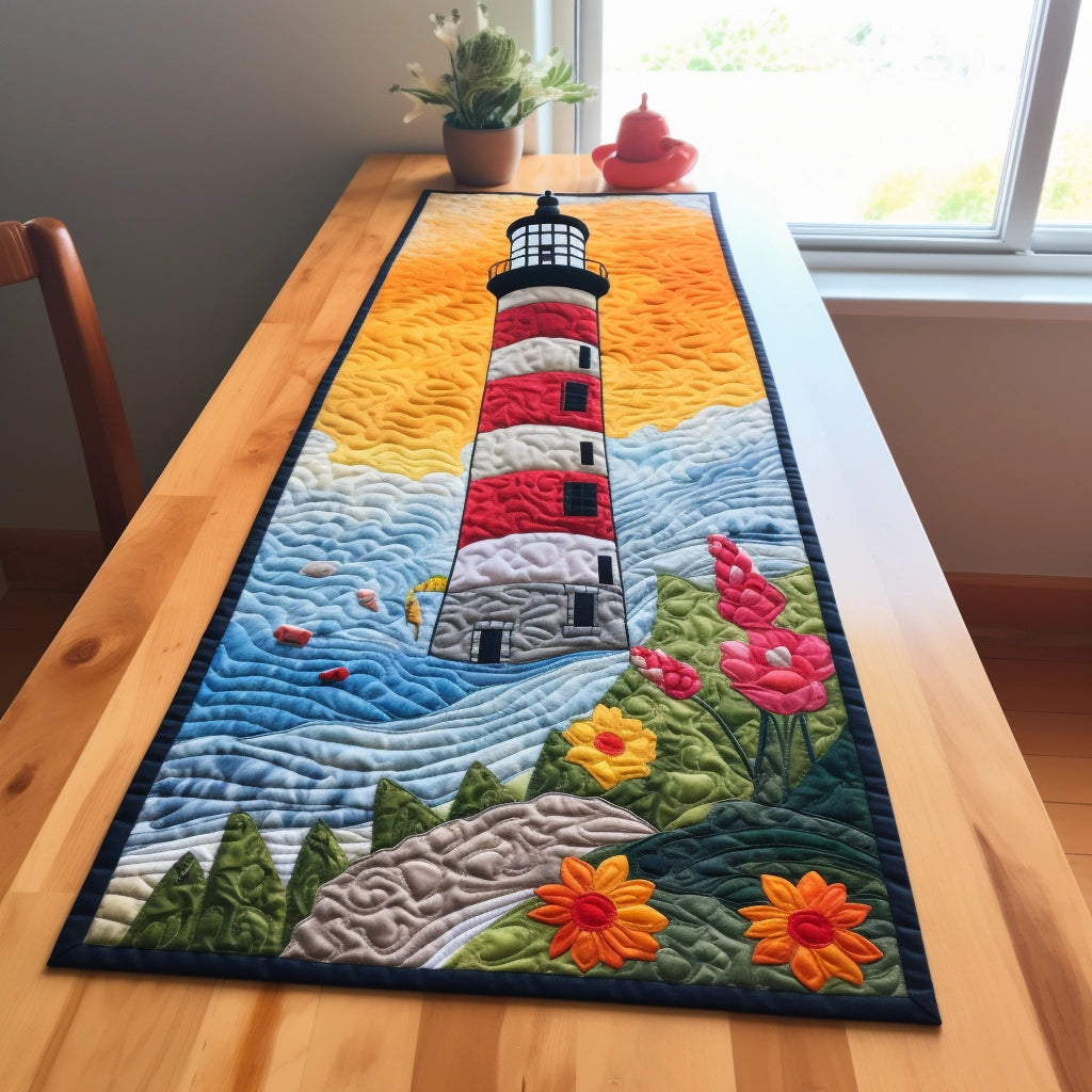 Lighthouse TAI260224286 Quilted Table Runner