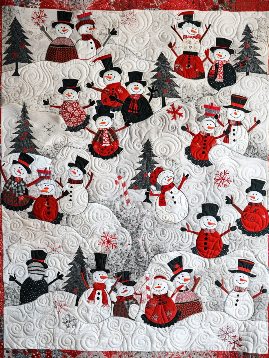 Snowman TAI280224143 Quilt Blanket