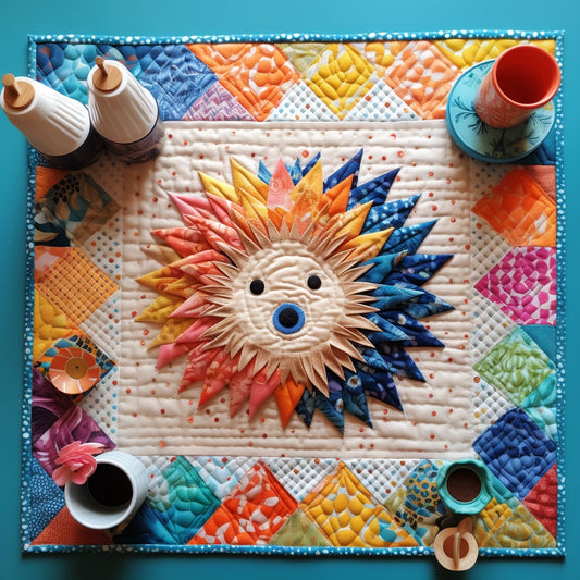 Hedgehog TAI260224152 Quilted Placemats