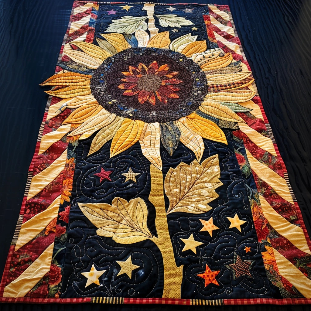 Sunflower TAI080324092 Quilted Table Runner