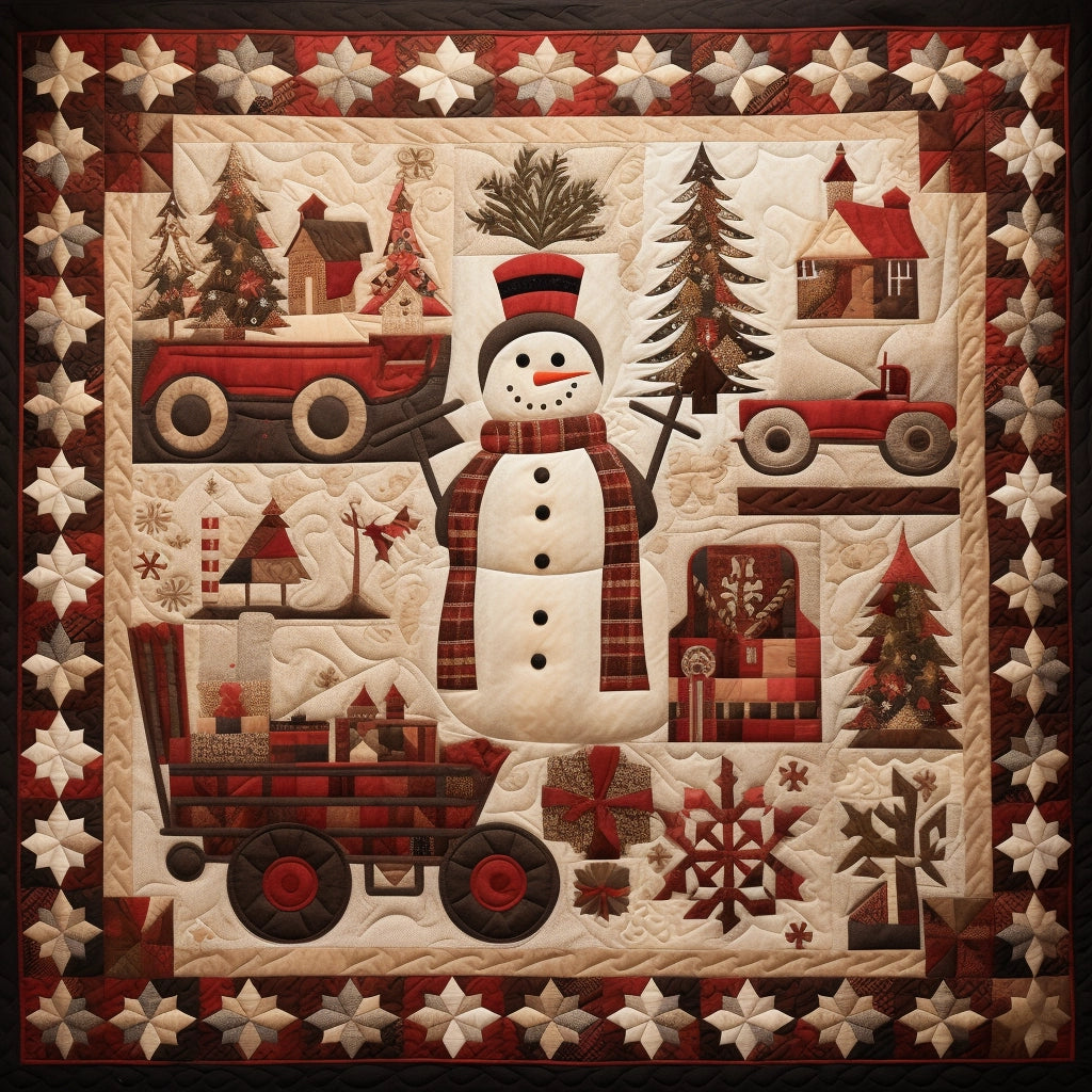 Snowman TAI15112308 Quilt Blanket