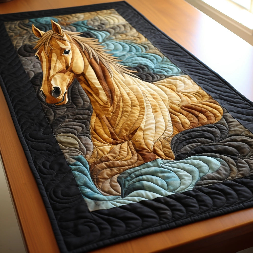 Horse TAI040124426 Quilted Table Runner