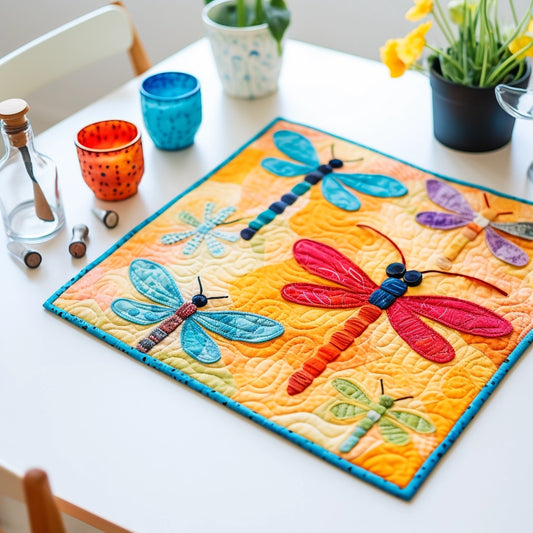 Dragonfly TAI261223199 Quilted Placemats