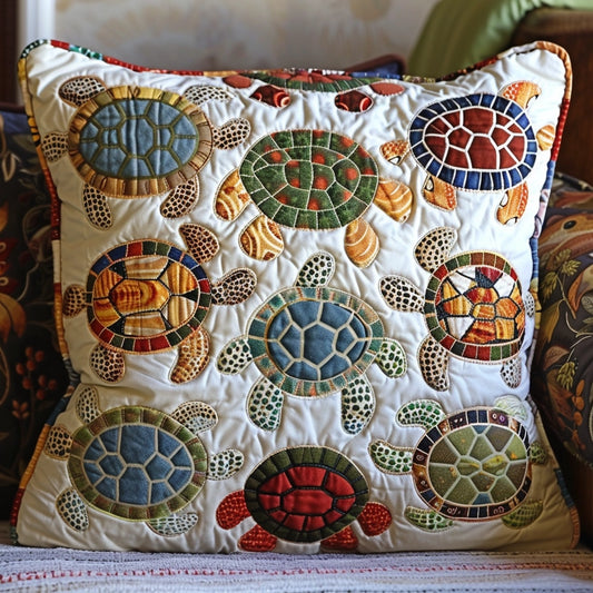 Turtle TAI060324287 Quilted Pillow Case