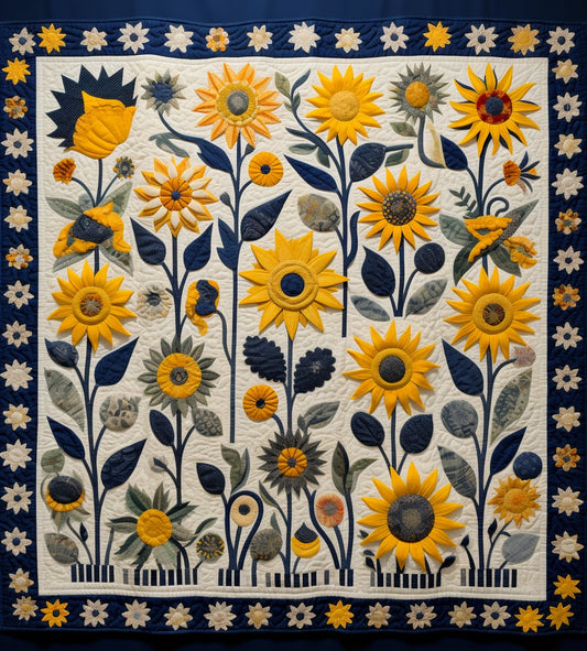 Sunflower BL9112378 Quilt Blanket