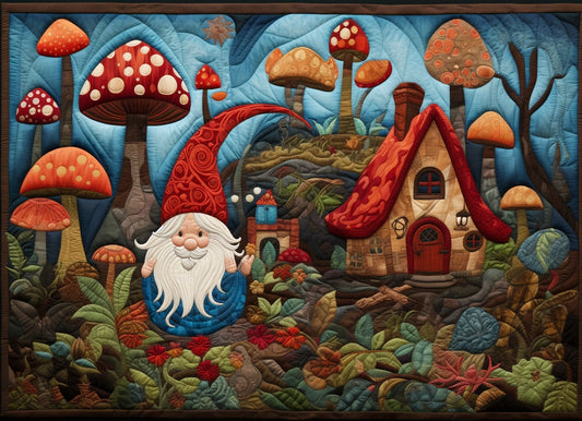 Gnome TAI020324084 Quilted Placemats