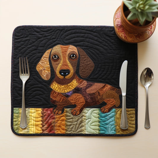Dachshund TAI040124138 Quilted Placemats