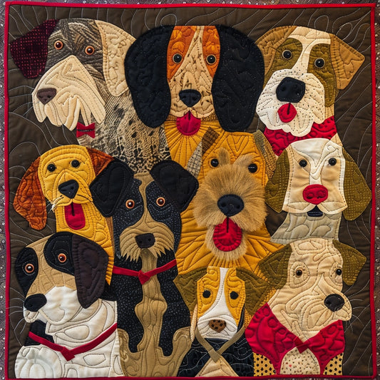 Dogs TAI280224113 Quilt Blanket