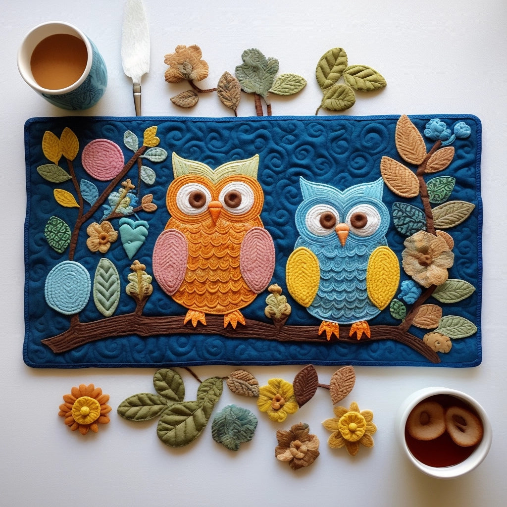 Owl TAI30112323 Quilted Placemats