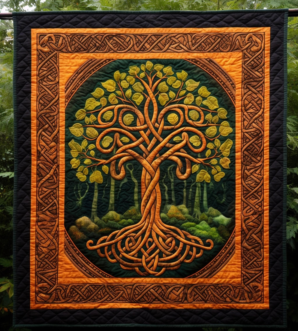 Celtic Tree Of Life BL10112328 Quilt Blanket