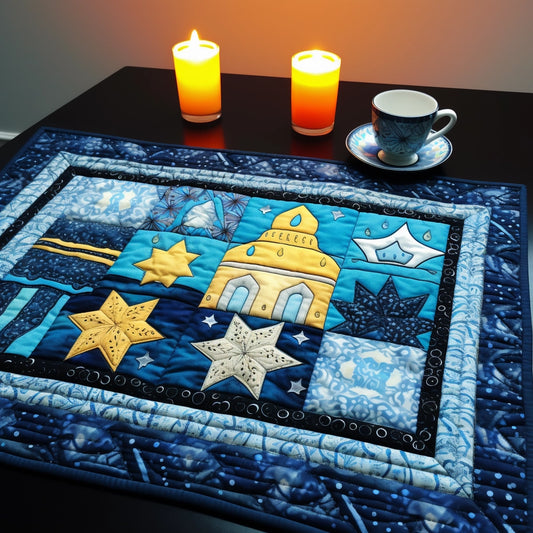 Jewish Hanukkah TAI040124359 Quilted Placemats