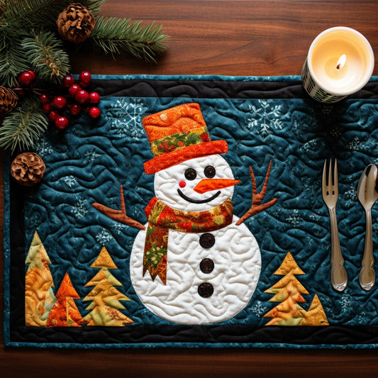 Snowman CLA22112302 Quilted Placemats