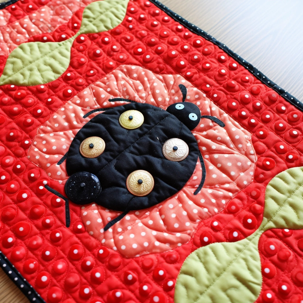 Lady Bug TAI260224063 Quilted Placemats