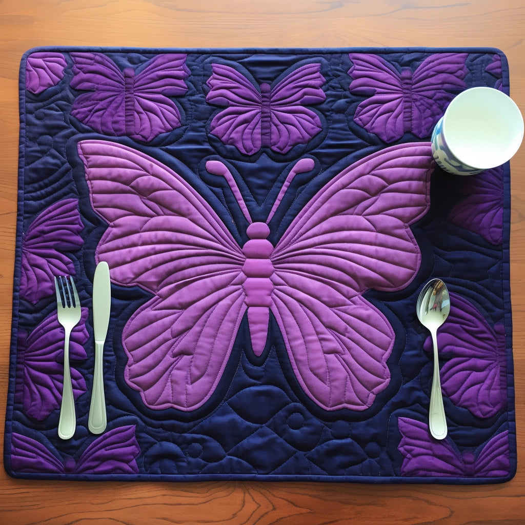 Butterfly TAI30112340 Quilted Placemats