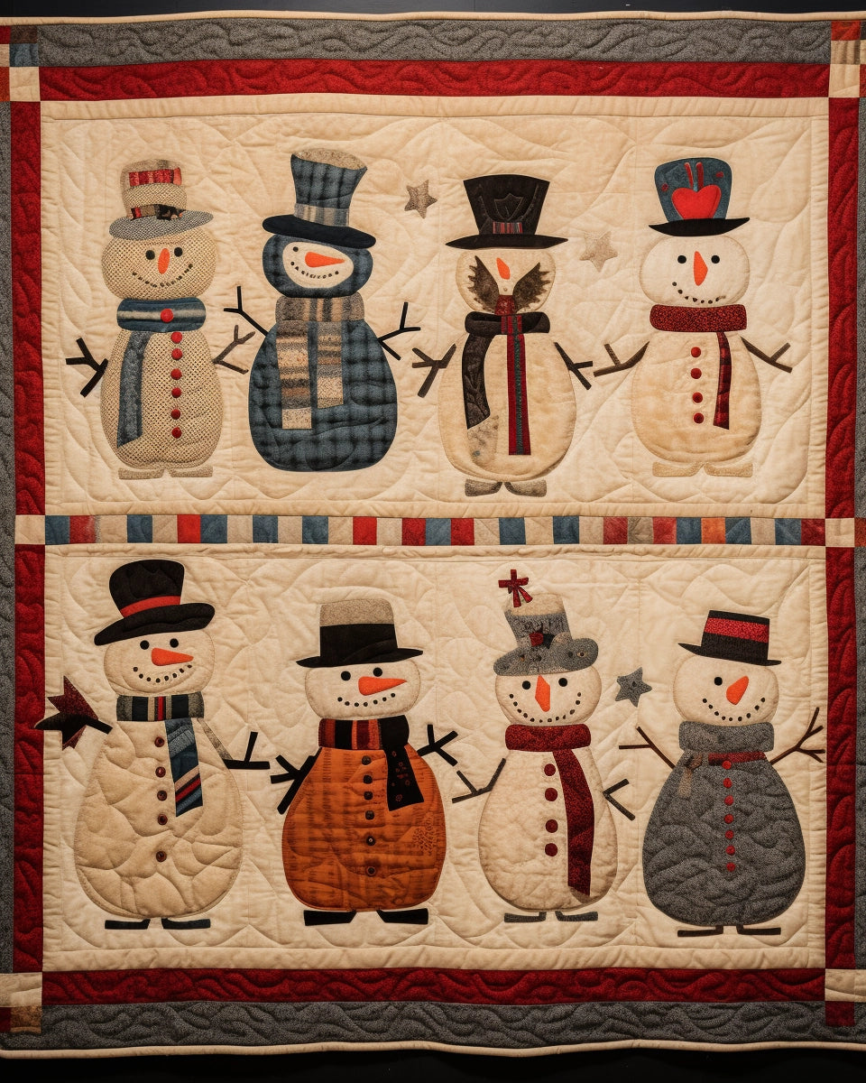 Snowman BL10112306 Quilt Blanket