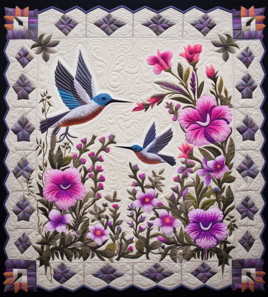 Hummingbird BL11112311 Quilt Blanket