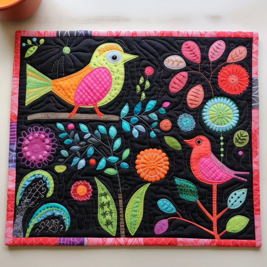 Bird TAI261223165 Quilted Placemats