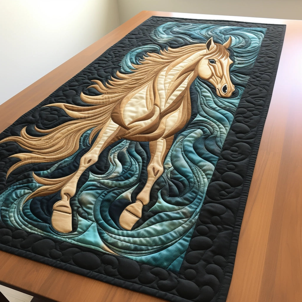 Horse TAI260224440 Quilted Table Runner