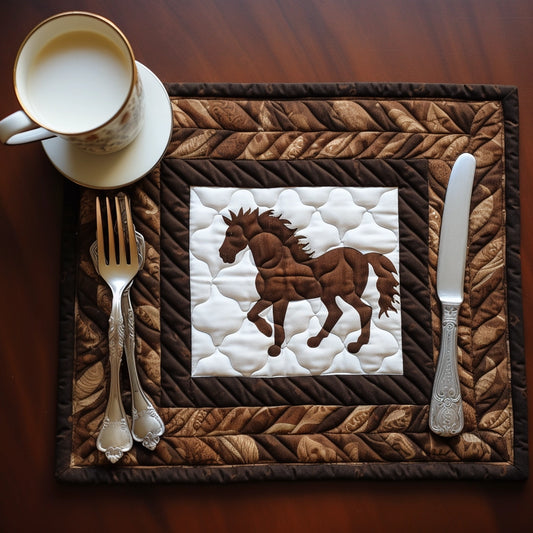 Horse TAI040124311 Quilted Placemats