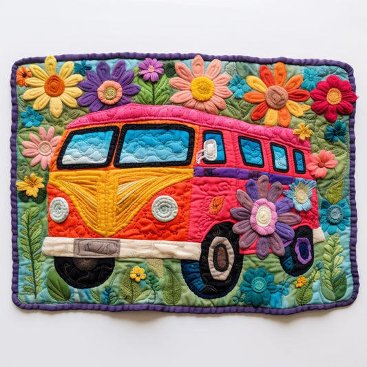 Hippie Caravan TAI040124329 Quilted Placemats