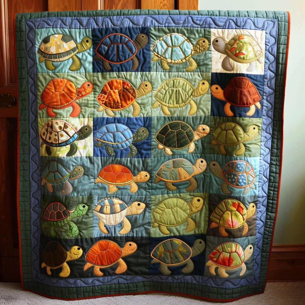 Turtle TAI020324150 Quilt Blanket