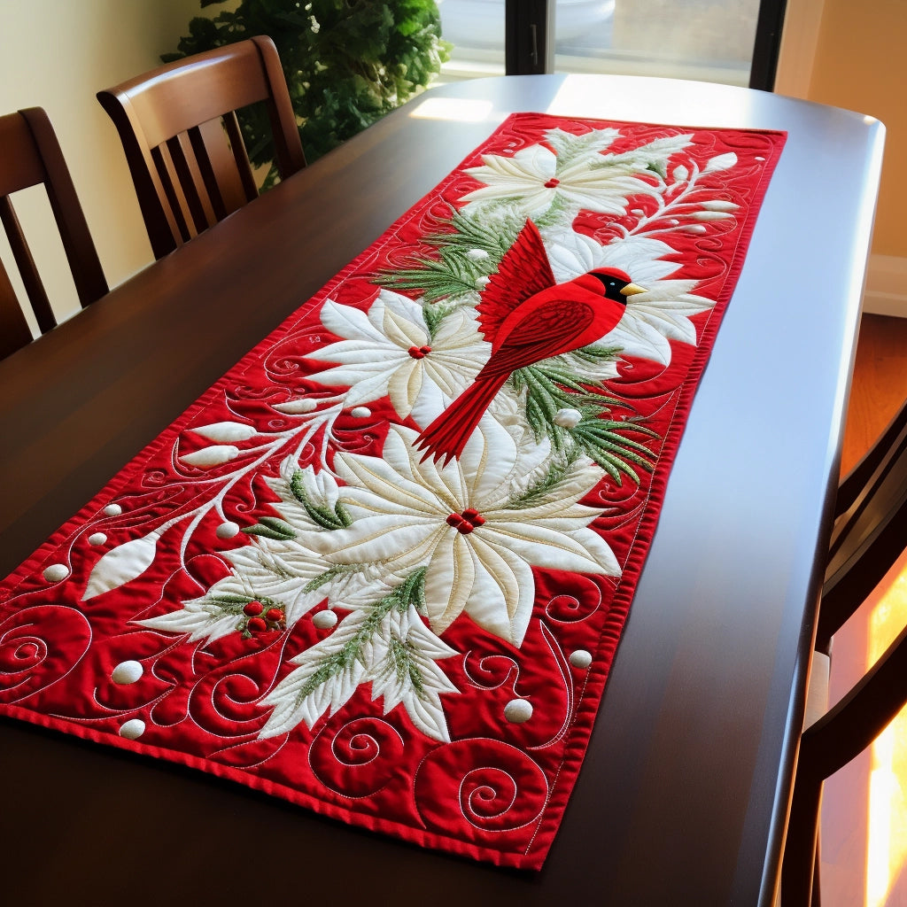 Cardinal TAI221223176 Quilted Table Runner – Charming Favor