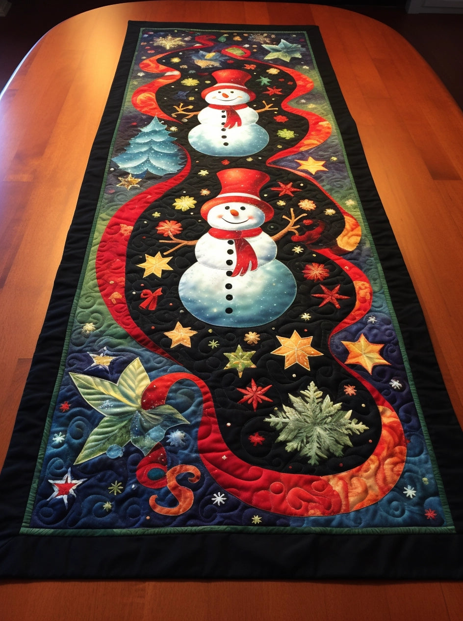 Snowman TAI29112311 Quilted Table Runner