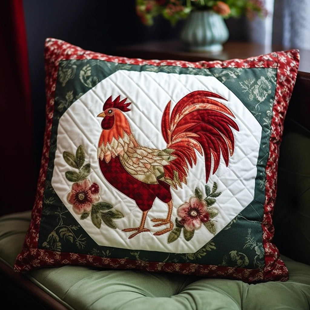 Chicken TAI020324249 Quilted Pillow Case