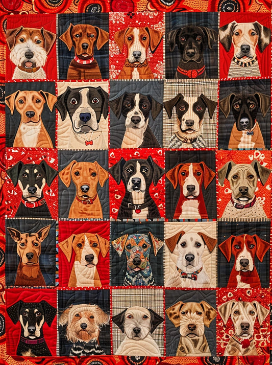 Dogs TAI280224137 Quilt Blanket