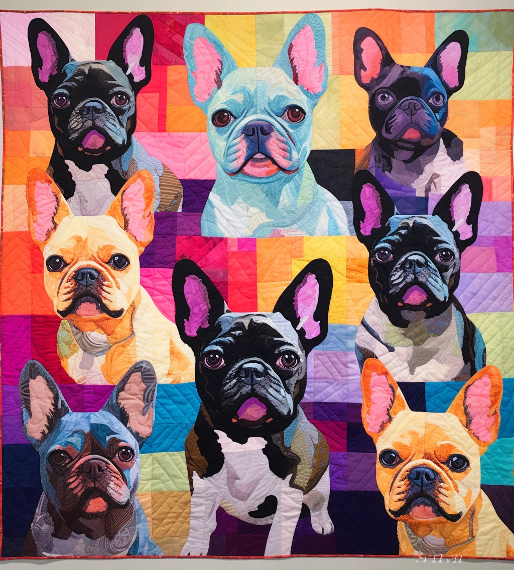 French Bulldog TAI13112357 Quilt Blanket