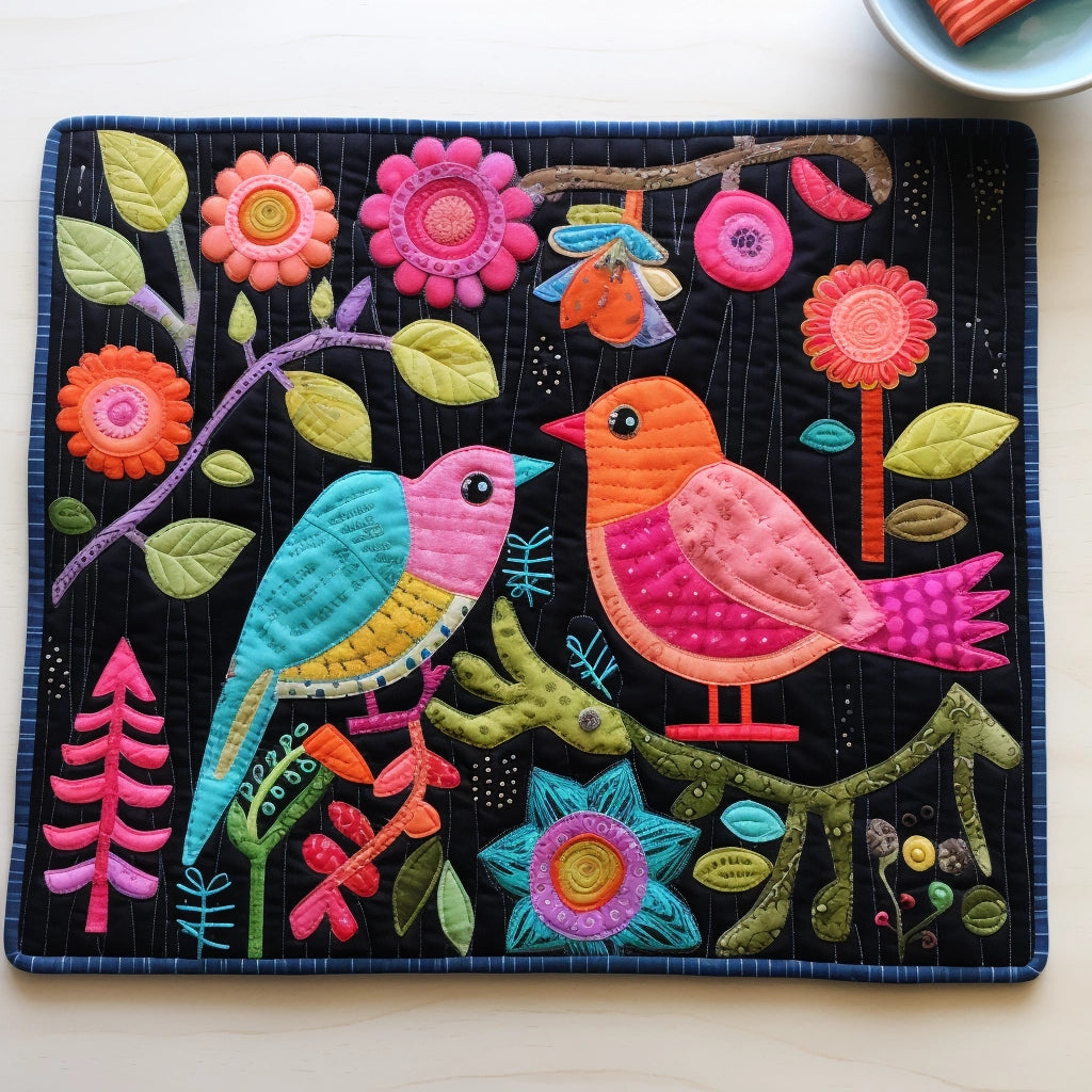 Bird TAI261223177 Quilted Placemats