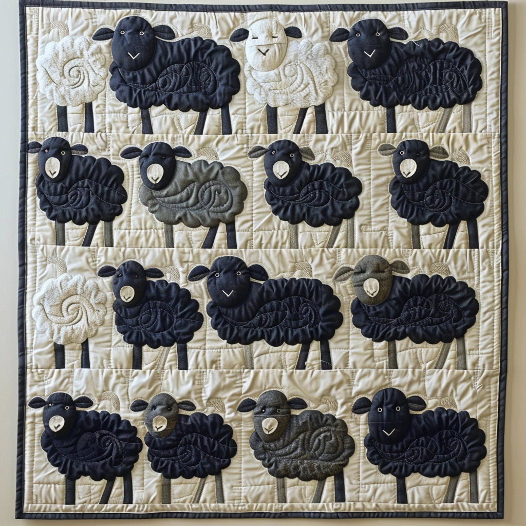 Sheep TAI060324216 Quilted Placemats