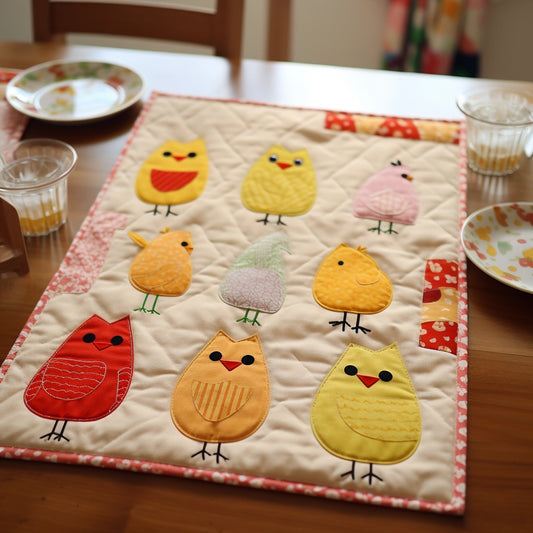 Chicken TAI060324200 Quilted Placemats