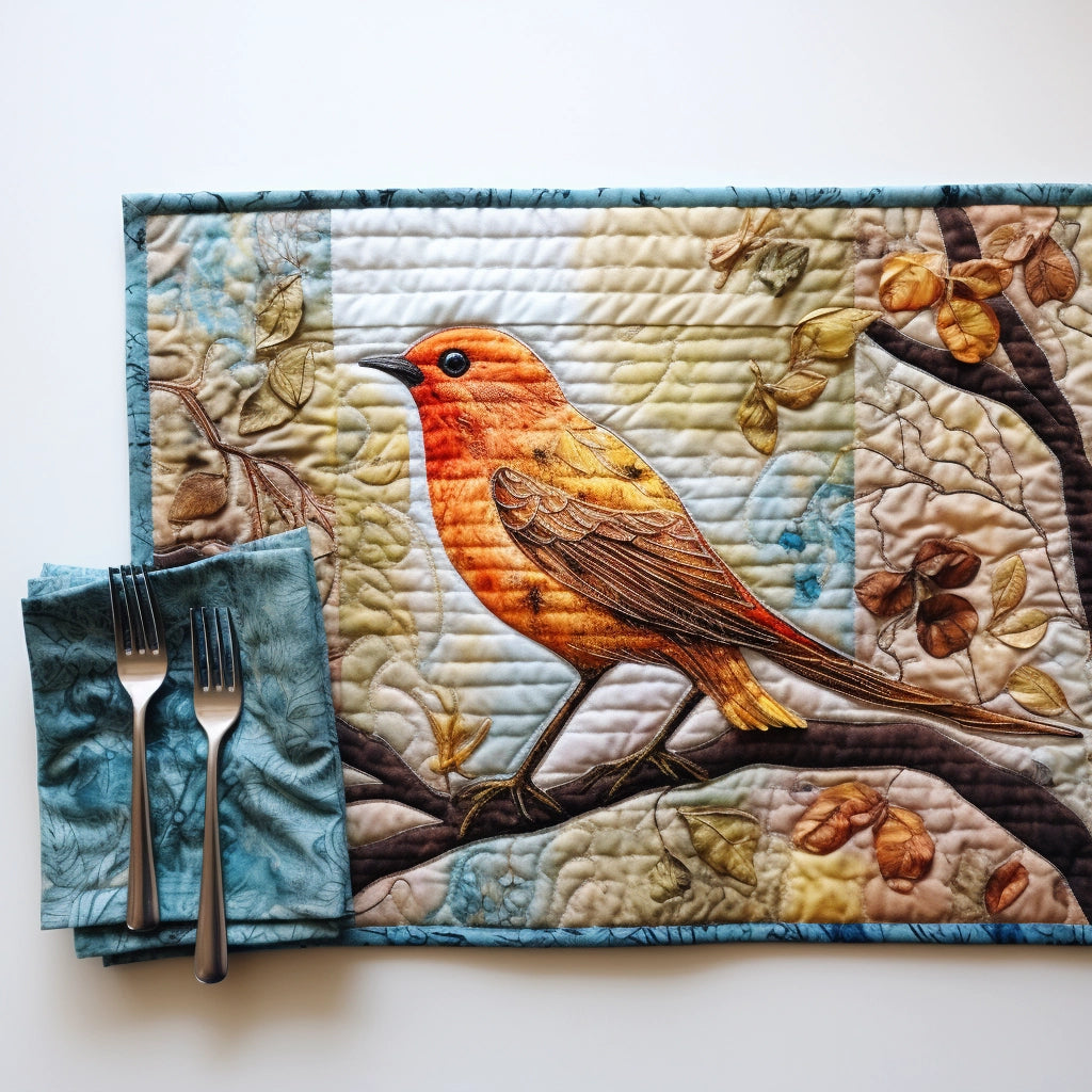 Bird TAI30112341 Quilted Placemats