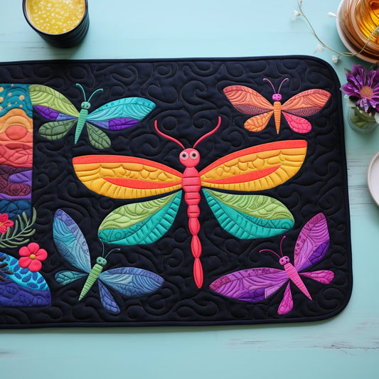 Dragonfly TAI260224117 Quilted Placemats