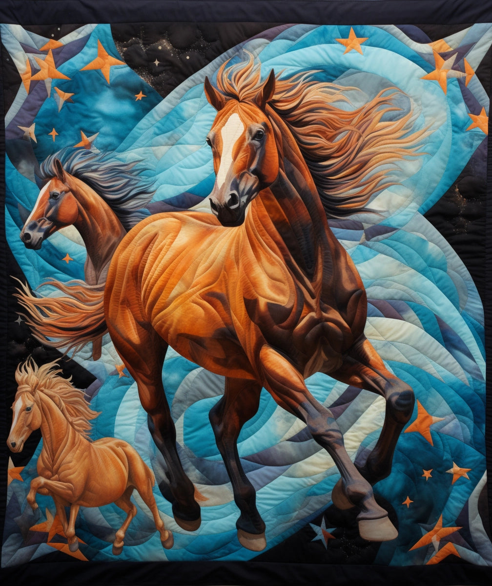 Horse BL9112358 Quilt Blanket