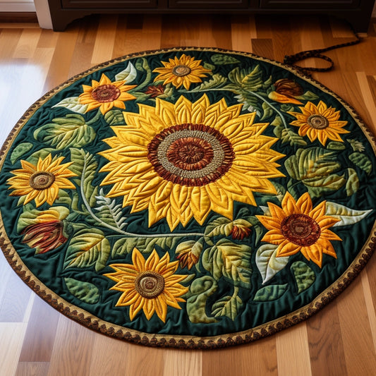 Sunflower TAI221223121 Quilted Round Mat